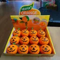 Σετ 12 κολοκύθες Halloween παιχνίδια squishy για ανακούφιση από το στρες σε κουτί - Μικρό Μοντέλο TPR / Πορτοκαλί