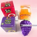 Groot paars druiven squishy speelgoed, 422g gewicht, traag herstellend TPR-materiaal - Simulatie Druif Squishy / 11cm Boxed