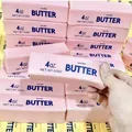 Soft slow rebound pink butter stick squishy toy for stress relief and sensory fidget play - Pink Butter Stick
