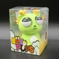 Grüner Eye Pops Drachen-Quetschspielzeug zum Stressabbau in der Originalverpackung - Hellgrüner Pop-Auge Drache mit Box