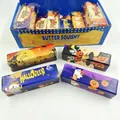 Set of Halloween themed pumpkin and ghost butter squishy toys in a blue display box - Small Halloween Butter Stick Boxed