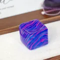 Μπλε και ματζέντα μαρμάρινο παιχνίδι squishy παγάκι για δημιουργική ανακούφιση άγχους - Τσάντα OPP / Μαρμάρινος Κύβος-Μπλε