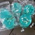 Blauer durchsichtiger Meeresmuschel Quetschball für den Stressabbau Spielzeug diy - Ozean-Muschel / Seeblau