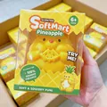 Yellow pineapple bear squishy toy in SoftMart branded packaging for stress relief - PVC Boxed (Pineapple Bear) / Yellow