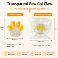Juguete antiestrés de pata de gato piña transparente con bolsa con autocierre - Granel (Sin embalaje) / Garra de Gato Piña