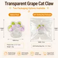 Juguete de pata de gato con uvas, opción de embalaje en bolsa con cierre - Granel (Sin embalaje) / Pata de Gato Uva