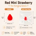 Realistic red strawberry squeeze toy made of slow-rebound TPR material for stress relief - Small Strawberry / Bulk/Loose Packaging / Red