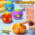 3D printed fidget spinner ball for stress relief featuring deformation and smooth rotation - Press Rotating Ball / Single Piece