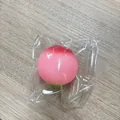 Giocattolo antistress realistico a forma di pesca rosa in confezione trasparente - PVC / Stile Pesca Rosa (Pieno di Mattoncini)