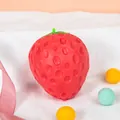 Stress relief strawberry toy with soft flour filling for sensory play and anxiety relief - Strawberry Flour Style
