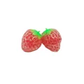 Squishy red strawberry stress relief toy with soft gel texture for sensory play. - Strawberry (Bead Filling)