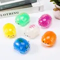 Gros plan de balles anti-stress chat avec perles d'eau en plusieurs couleurs - Style Shiba Inu Mignon / 1 Pièce / Couleurs Assorties
