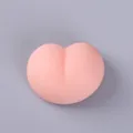 Cute soft pink peach-shaped squishy toy phone accessory for sensory stress relief - 1 Piece/Pack / Pink Peach Style