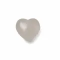Close-up view of a heart-shaped grey squishy toy for stress relief and slow rebound. - Heart Style / Color Changing Heart