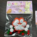 Large 7cm orange and white glitter cat paw squishy stress relief toy with cute packaging - 7cm Large (With Glitter Decor) / Red and White Christmas Cat Paw