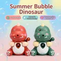 Süße rote und grüne Dinosaurier-Seifenblasenmaschinen mit niedlichem Cartoon-Ausdruck. - Freundes-Stil (Zweifarbiges Set) / 2 Stück/Set / Rot+Grün