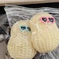 Jouet antistress en silicone en forme d'arachide avec lunettes de soleil en cœur mignon - Style Cacahuète