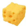 Großes Käse-Squishy-Spielzeug zur Stressbewältigung und sensorischen Entspannung - Käse - Mehl-Stil / 7*7cm