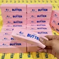 Juguete blando de rebote lento rosa con forma de barra de mantequilla con sal de 4 oz. - Squishy de Mantequilla Rosa / Rosa