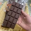 Large chocolate bar squishy toy, slow-rising stress relief sensory toy for kids - Chocolate Bar Style / 1 Piece / Chocolate