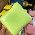 Zacht groen geroosterd broodvormig langzaam verend squishy speeltje voor stress - Toast Stijl / 1 Stuk / Groen