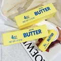Realistic yellow butter stick squishy toy with slow rebound for stress relief and fun - Jumbo Soft Butter Stick / Yellow / 25cm