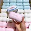 Weiches rosa Simulationsseife PU Slow Rebound Squeeze Spielzeug zum Stressabbau und Spiel - Seifenform (Verpackt) / Rosa