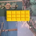 Yellow chocolate bar shaped slow rebound squishy stress relief toy for students - Yellow Chocolate / 1 Piece / Yellow