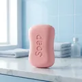 Giocattolo antistress a rimbalzo lento a forma di sapone rosa per il relax sensoriale - Simulazione Sapone / Rosa