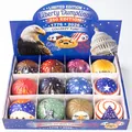 Détail de l'ensemble de squishy Liberty Dumplings aux motifs patriotiques US - Avec Base de Cuit-vapeur / Motif Édition USA 2