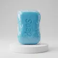 Giocattolo realistico blu a forma di sapone a rimbalzo lento in confezione di plastica - Simulazione Sapone / Blu