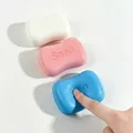 Giocattolo antistress squishy a forma di sapone a rimbalzo lento in rosa, bianco e blu - Simulazione Sapone / Colore Casuale