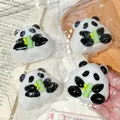 Simpatico panda di riso a forma di squishy con bambù per alleviare lo stress - Stile Polpetta di Riso Panda