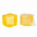 Yellow maltose squishy cube stress relief toy with translucent ice cube design - Large Ice Cube Shape / 5cm (OPP Bag) / Yellow