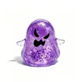Jouet fantôme violet à paillettes pour le stress d'Halloween et le jeu sensoriel - Version Paillettes Maltose Sac OPP / Fantôme Violet Expression de Diable