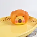 Χαριτωμένο ψωμί squishy σε σχήμα καπιμπάρα από μαλακό αφρό PU αργής επαναφοράς - Στυλ Ανακούφισης Στρες Αργής Επαναφοράς / Μικρό Κεφάλι Αρκούδας Καπιμπάρα