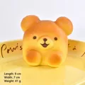 Adorable bear shaped slow rebound squishy toy PU foam stress reliever bread ornament - Slow Rebound Stress Relief Style / Small Bear Head