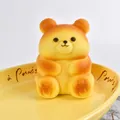 Χαριτωμένο αρκουδάκι squishy από αφρό PU αργής επαναφοράς, μαλακή υφή, μήκους 12cm - Στυλ Ανακούφισης Στρες Αργής Επαναφοράς / Μεγάλη Καθιστή Αρκούδα