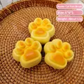 Slow rebound simulation bread squishy toy in cute yellow cat paw shape, soft PU foam - Large / Cat Paw Bread (SZ00069)