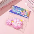 Cute pink cat paw squishy fidget toy in professional retail packaging for stress relief - Combination Set / Pink