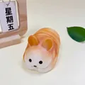 Slow rebound hamster bread squishy toy for stress relief in a golden toasted finish - Large / Rabbit Bread