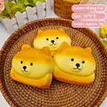 Soft Shiba Inu bread shaped PU foam squishy slow rebound stress relief toy set of 3 - Large / Shiba Inu Squishy (SZ00069)