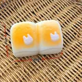 Realistic bread-shaped squishy toy for stress relief with dimensions of 8cm by 4.5cm. - Large / Rabbit Head Bun