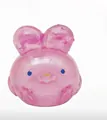 Süßes rosa glitzerndes Hasen-Squishy-Spielzeug zum Stressabbau und zur Entspannung - Rosa Hase (Mit Farbbox)
