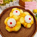 Realistic flower-shaped PU foam squishy toy with slow rebound for stress relief - Large / Flower Bread (SZ00069)