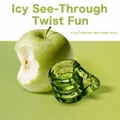 Jouet anti-stress translucide vert menthe Tange twist pour le soulagement et le jeu - Cristal Transparent Vert Impérial