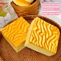 Realistic tiger skin cake squishy toy slow rebound PU foam stress relief bread - Large / Tiger Skin Cake (SZ00069)