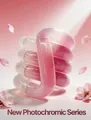 Photochromic twisty knot fidget toy featuring a light-responsive pink gradient finish - Light Change (Peach Pink) / Official Boxed