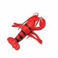Realistic red soft rubber lobster model toy for education and decoration, 24cm length - Simulation Lobster (Red)