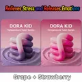 Set de jouets anti-stress à changement de couleur thermique aux tons raisin et baies - Thermosensible Lot de 2 * [Lueur Mauve + Pêche Oolong]
